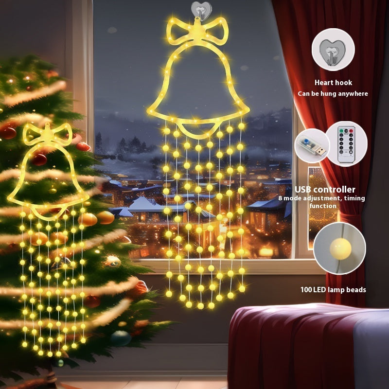 Christmas Bell Hanging Lamp Atmosphere Christmas Tree Decoration - Olympus
