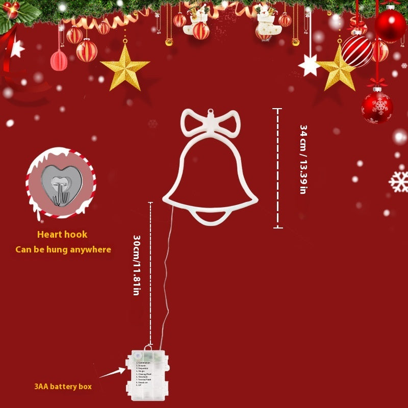 Christmas Bell Hanging Lamp Atmosphere Christmas Tree Decoration - Olympus